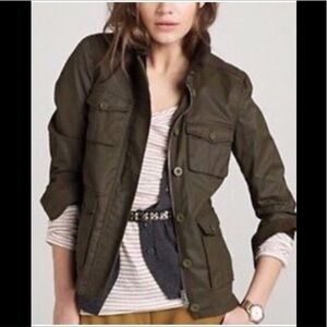 J. Crew Washed and Aged Utility Jacket | Size S